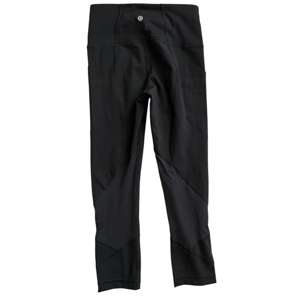 Lululemon Pace Rival High-Rise Crop 22" | Black | Size 4 - Picture 8 of 9